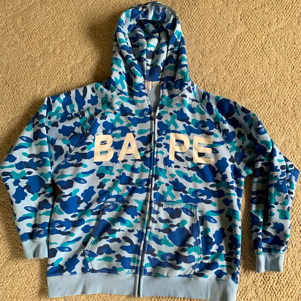OG BAPE Hoodie Full Zip XXL